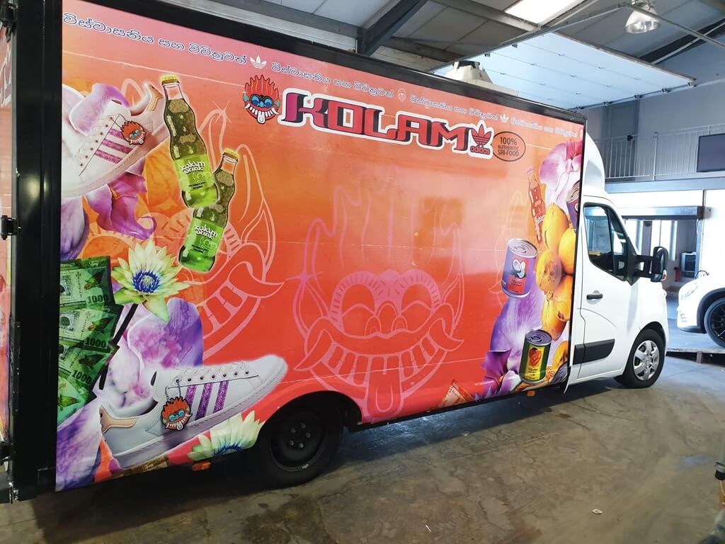 Fourgonnette flocage